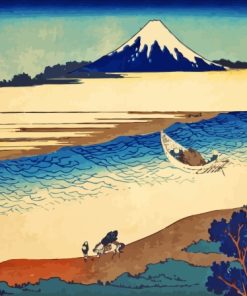 Tama River Katsushika Hokusai Paint By Numbers