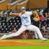 Tar Heels Baseball Player Paint By Numbers