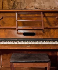 Vintage Piano Paint By Numbers