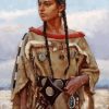 Young Navajo Girl Paint By Numbers