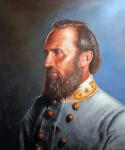 General Stonewall Jackson Paint By Numbers