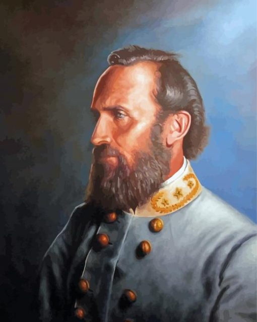 General Stonewall Jackson Paint By Numbers