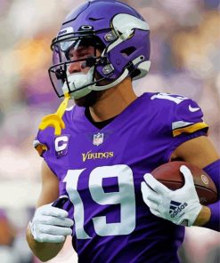 Cool Adam Thielen Paint By Numbers