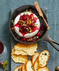 Cranberry Baked Brie Paint By Numbers