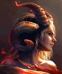 Devil Lady Paint By Numbers