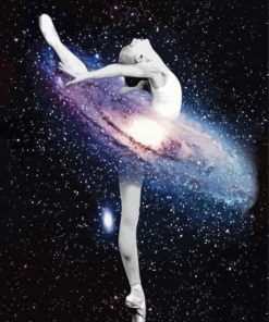 Galaxy Space Ballerina Paint By Numbers