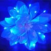 Glowing Blue Flower Paint By Numbers