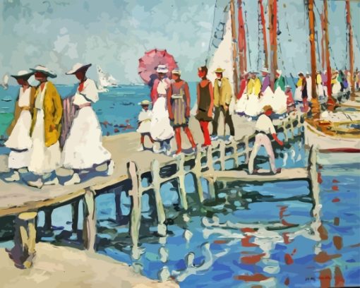 On The Pier Edgartown Paint By Numbers