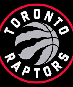 Raptors Basketball Team Logo Paint By Numbers