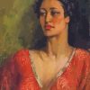 Rita In Red By Norman Lindsay Paint By Numbers