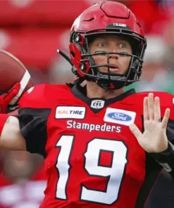 Calgary Stampeders Bo Levi Mitchell Paint By Numbers