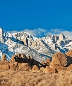 California Mt Whitney Paint By Numbers