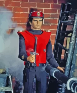 Captain Scarlet Character Paint By Numbers