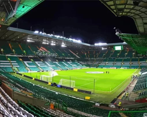 Celtic Park At Night Paint By Numbers