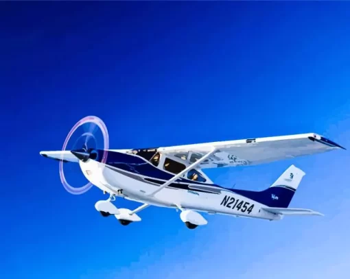 Cessna 182 Airplane Paint By Numbers