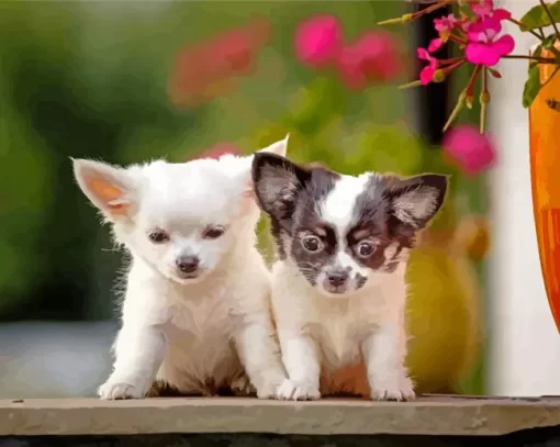 Chihuahua Puppies Paint By Numbers