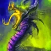 Creepy Maleficent Dragon Art Paint By Numbers