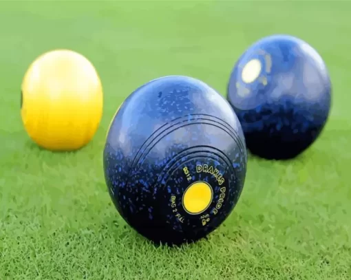 Crown Green Bowls Balls Paint By Numbers