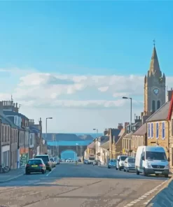 Cullen Village In Scotland Paint By Numbers