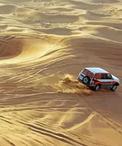 Dubai Desert Car Paint By Numbers