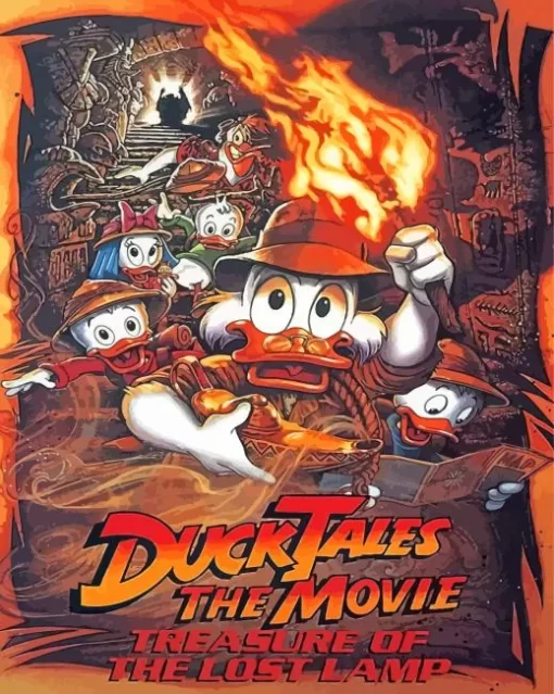 DuckTales The Movie Paint By Numbers