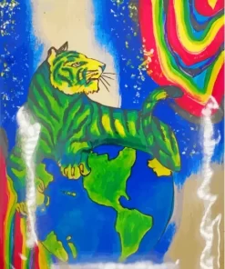 Earth Tiger Art Paint By Numbers