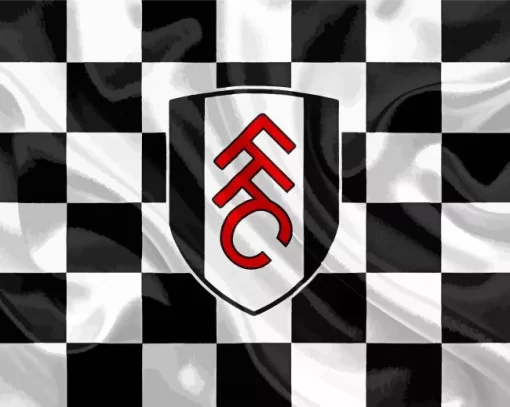 Fulham Fc Flag Paint By Numbers