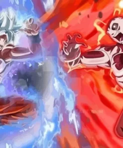 Goku Vs Jiren Paint By Numbers