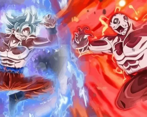 Goku Vs Jiren Paint By Numbers