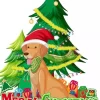 Golden Retriever Christmas Tree Paint By Numbers