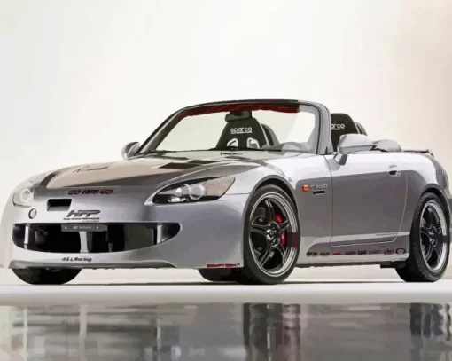 Grey Honda S2000 Car Paint By Numbers