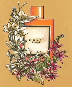 Gucci Bloom Perfume Paint By Numbers