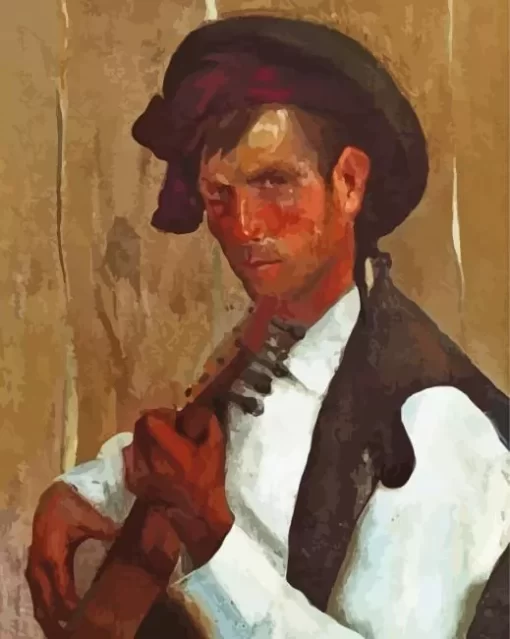 Guitarist Spanish Man Paint By Numbers