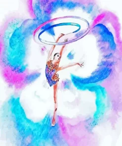 Gymnastic Girl Art Paint By Numbers