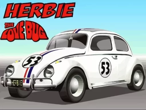 Herbie The Love Bug Movie Paint By Numbers