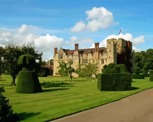 Hever Castle Building Paint By Numbers