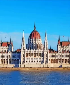 Hungarian Parliament Budapest Paint By Numbers