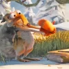 Ice Age Scrat Animated Movie Paint By Numbers