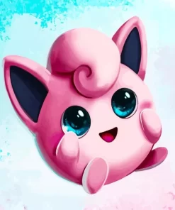 Jigglypuff Character Art Paint By Numbers