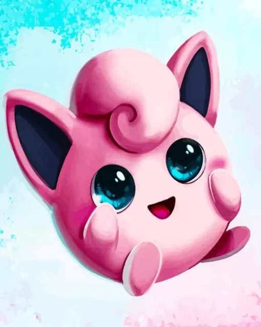 Jigglypuff Character Art Paint By Numbers