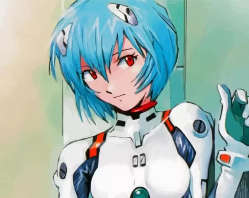 Rei Ayanami Paint By Numbers