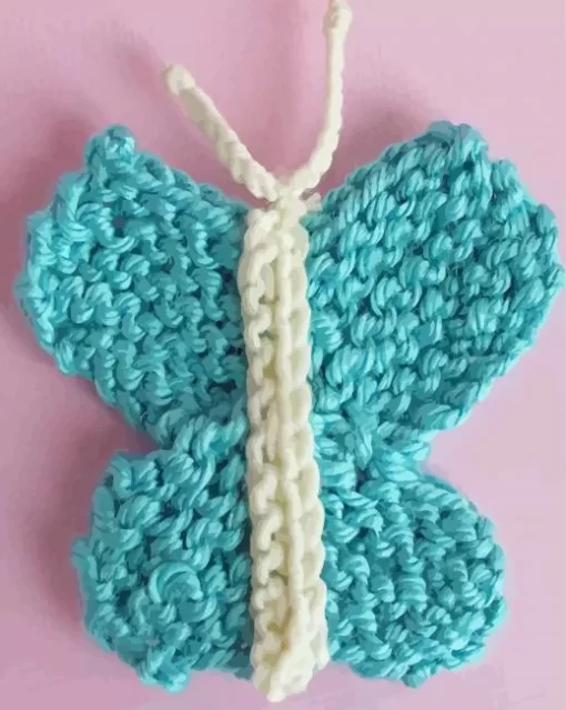 Butterfly Art Knitting Paint By Numbers