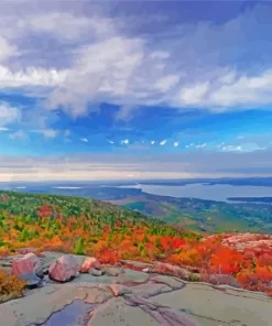 Cadillac Mountain USA Paint By Numbers