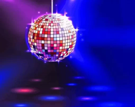 Cool Disco Ball Paint By Numbers