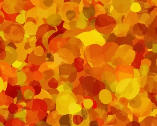 Cool Fall Abstract Paint By Numbers