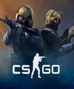 Cs Go Game Poster Paint By Numbers