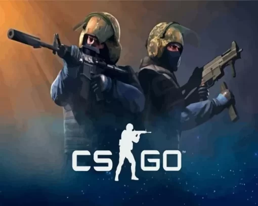 Cs Go Game Poster Paint By Numbers