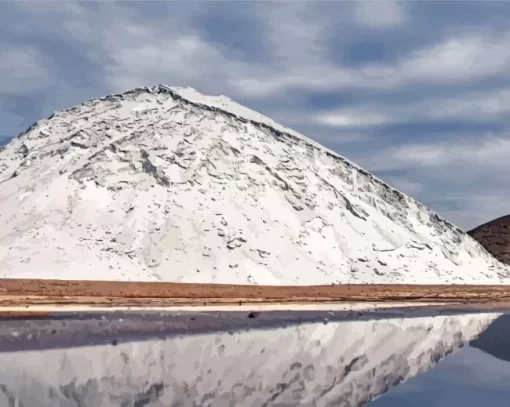 Egypt Salt Mountains Paint By Numbers