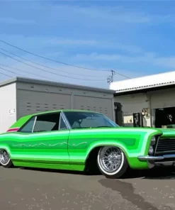 Green Low Rider Car Paint By Numbers