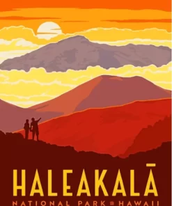 Haleakala National Park Poster Paint By Numbers